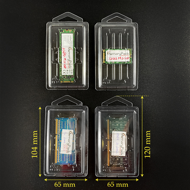 2230 2242 2280 M2 SSD DDR plastic box packaging MPK2156